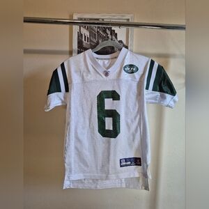 Kids White and Green Sports Jersey